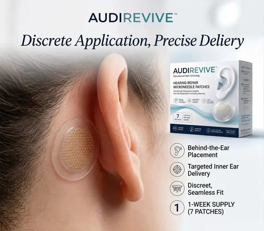 Hearviva™ Hör-Reparatur-Mikronadel-Pflaster – Unterstützung bei Hörverlust, Tinnitus & Ohrbeschwerden
