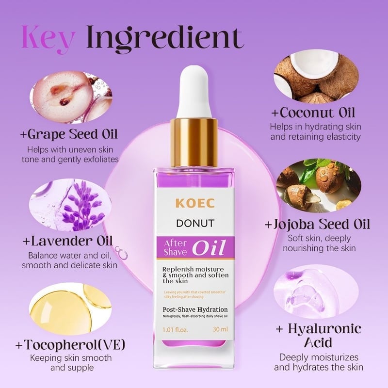 VelourSkin™ After Shave Öl – Für Beruhigte & Gepflegt Aussehende Haut Nach Der Rasur