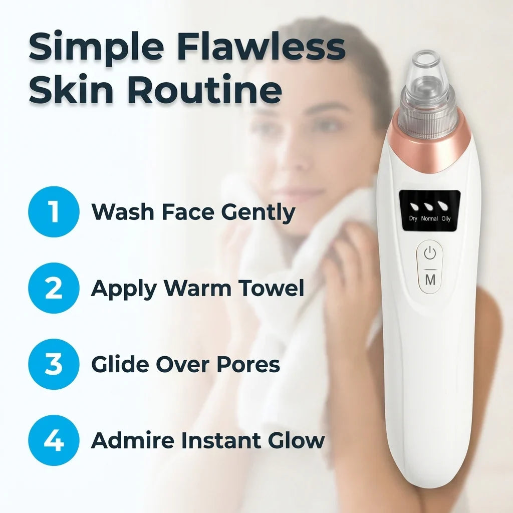 PoreLuxe™ Mitesser-Porensauger – Für sichtbar reinere & glattere Haut