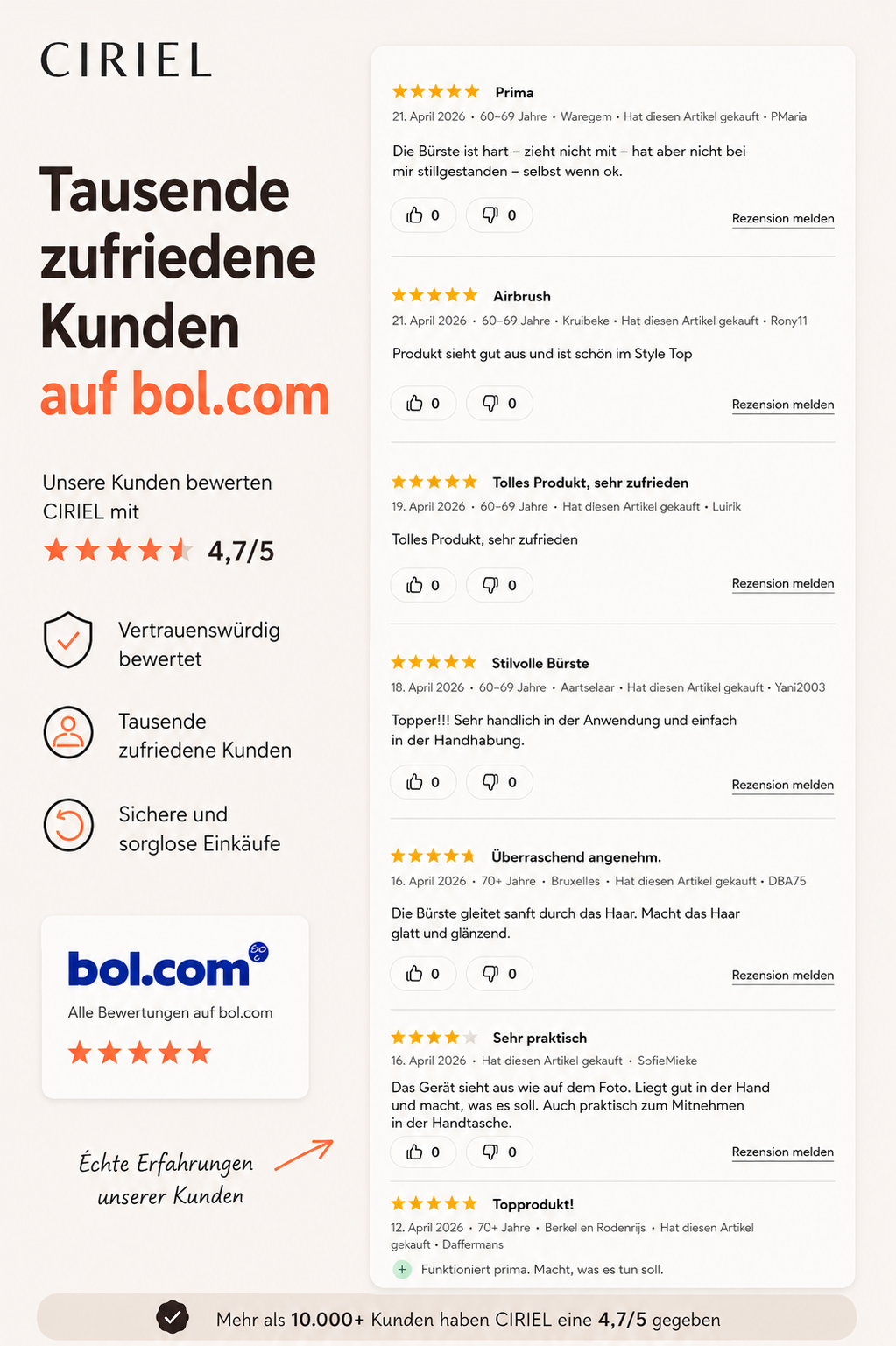 AirBrush™ Pro | Drahtlose Stylingbürste