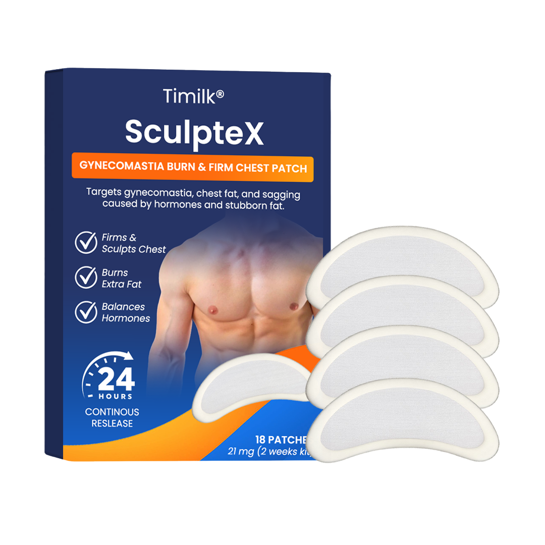 Sculptiva® Gynekomastie Burn & Firm Brustpflaster – Für eine straffere, definiertere Männerbrust