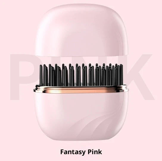 SwiftLuxe™ Kabellose Mini-Haarglättbürste – Haare glätten, Frizz bändigen & unterwegs stylen