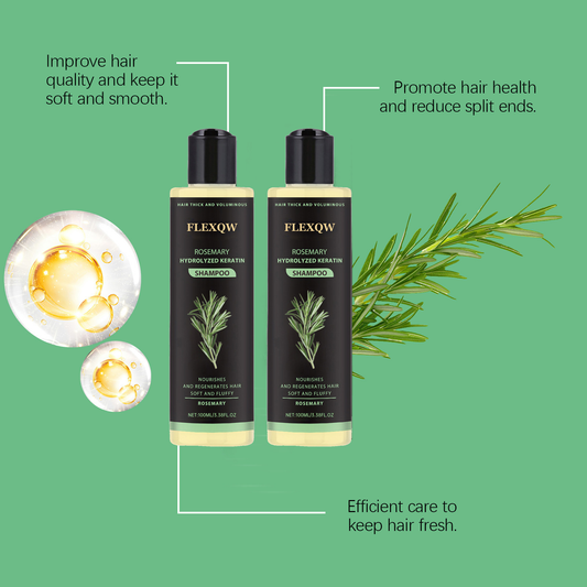 Rose® GlowShampoo 1+1 GRATIS: Natürliche Keratin Reparatur Tiefe Hydratation Und Strahlender Glanz Glow Shampoo