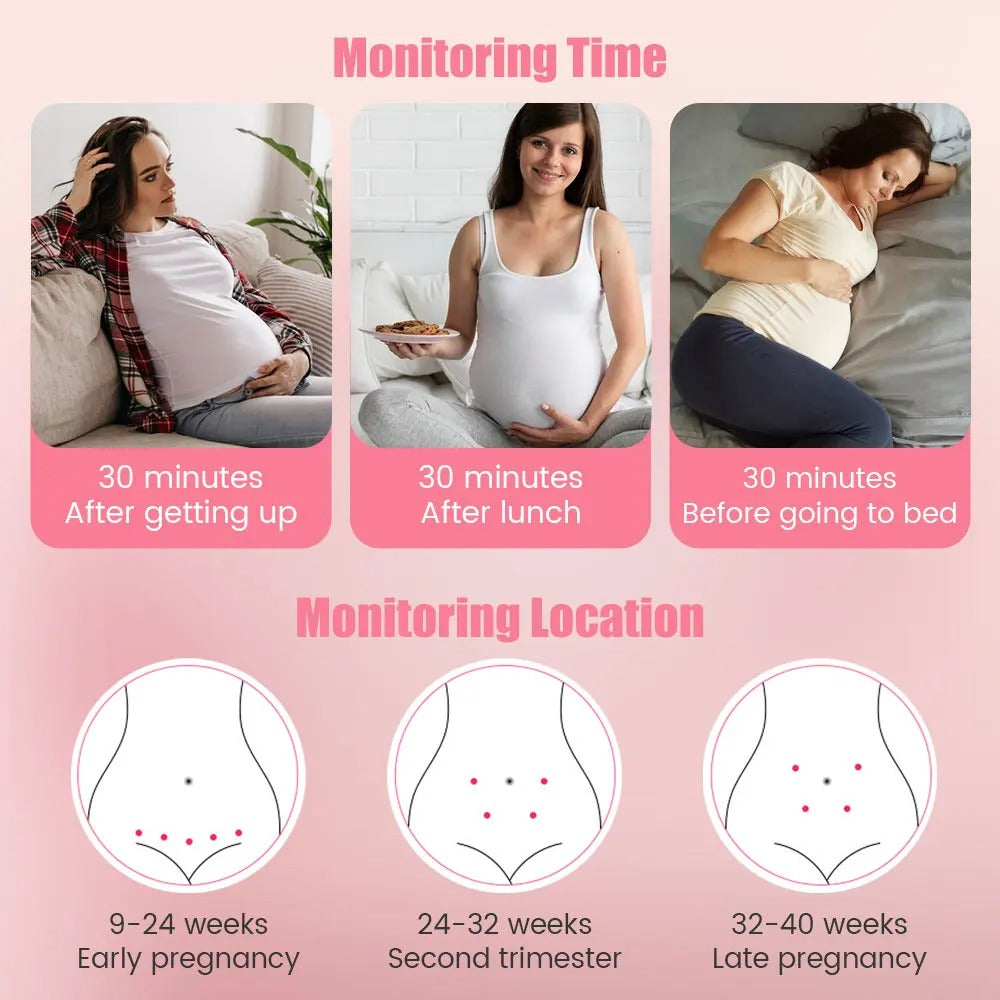 FetaVibe™ BabyBeat Fetal-Doppler – Herzschlag des Babys zu Hause hören & Schwangerschaft bewusster erleben