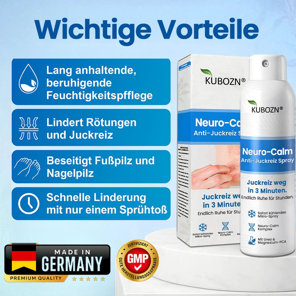 KUBOZN® | Magnesium Kräuter-Spray für Psoriasis-neigende Haut