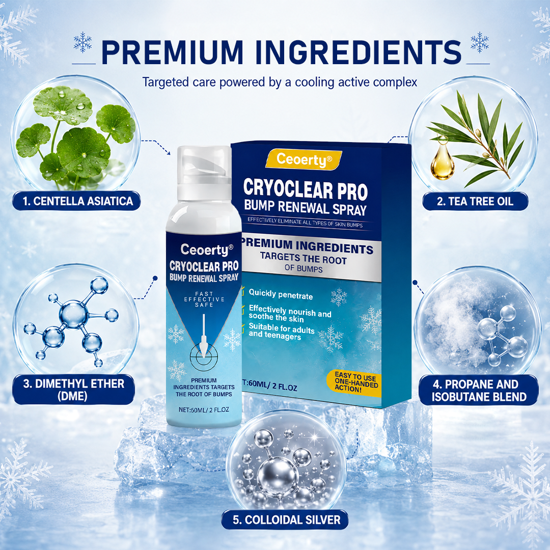 CryoLisse™ Bump-Erneuerungsspray – Erhabene Unebenheiten glätten, Rötungen beruhigen & raue Haut pflegen