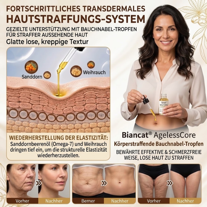 Vireluna™ Körperstraffende Bauchnabel-Tropfen – Für eine schlankere Taille & straffere Bauchhaut