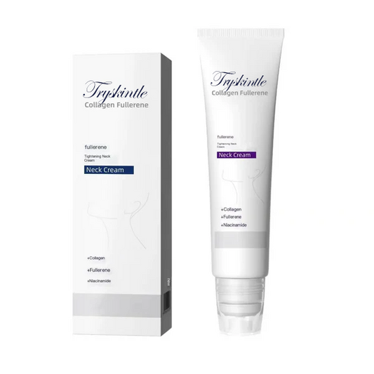 Nackencreme mit Rollenmassage 🧴 Kollagen & Hyaluronsäure | Strafft den Hals, reduziert Falten & Doppelkinn ✨