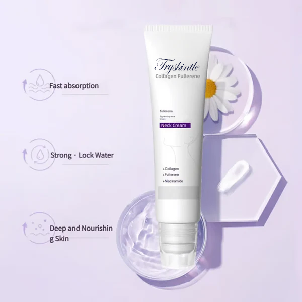 Nackencreme mit Rollenmassage 🧴 Kollagen & Hyaluronsäure | Strafft den Hals, reduziert Falten & Doppelkinn ✨