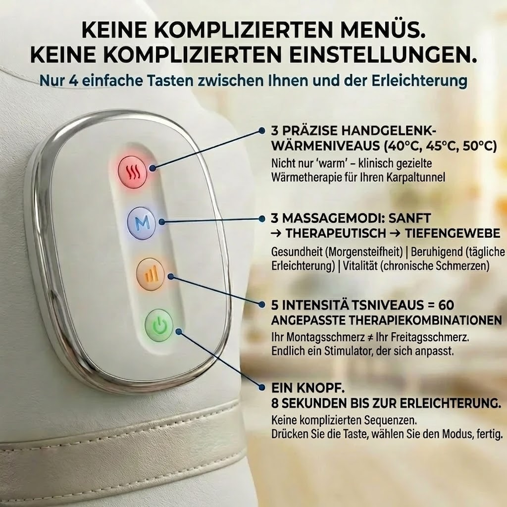 CalmHand™ | Keine steifen Finger, kein Kribbeln, kein nagendes Schmerzgefühl mehr.