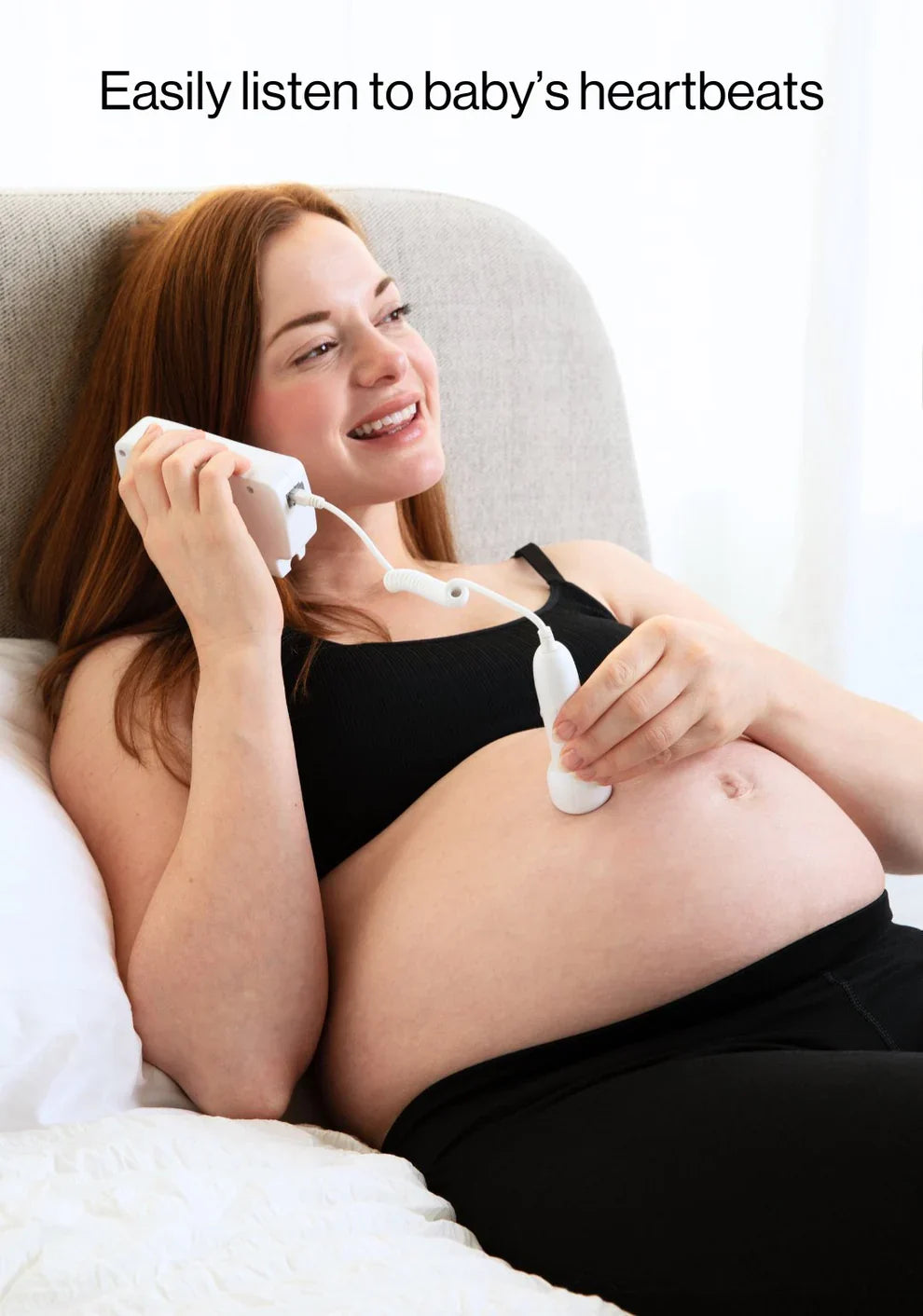 FetaVibe™ BabyBeat Fetal-Doppler – Herzschlag des Babys zu Hause hören & Schwangerschaft bewusster erleben