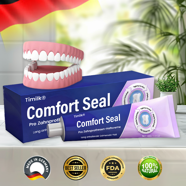 Timilk® | Comfort Seal Pro Zahnprothesen-Haftcreme