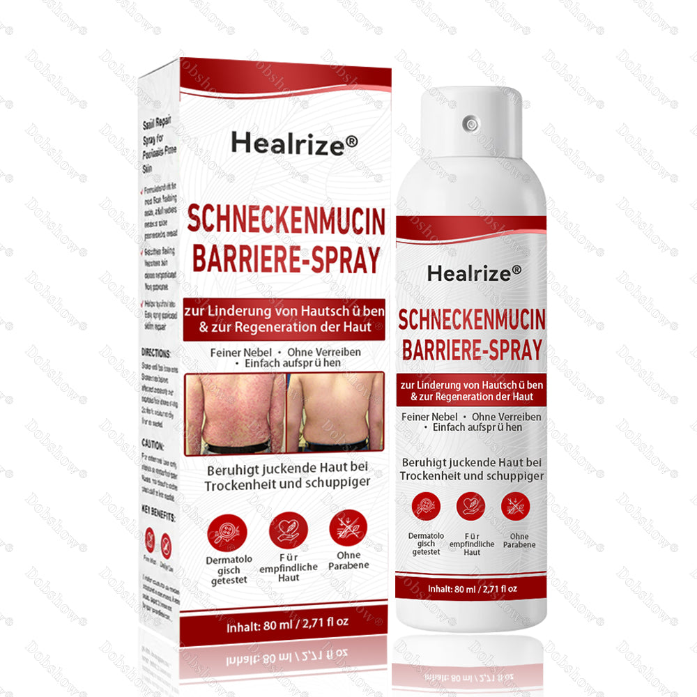 ✅🔥Healrize® Schneckenmucin-Barriere-Spray zur Linderung von Hautschüben und zur Regeneration der Haut