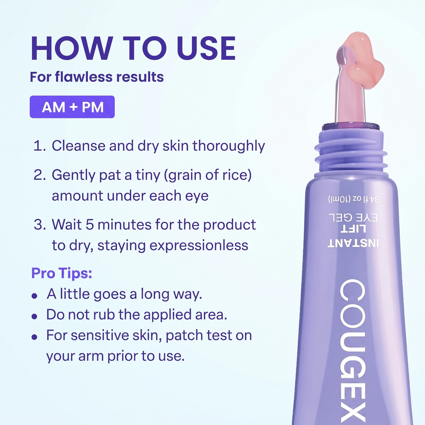 LumiVeyra™ Instant Lift Eye Gel – Glättet feine Linien & reduziert das Erscheinungsbild von Augenringen und Tränensäcken