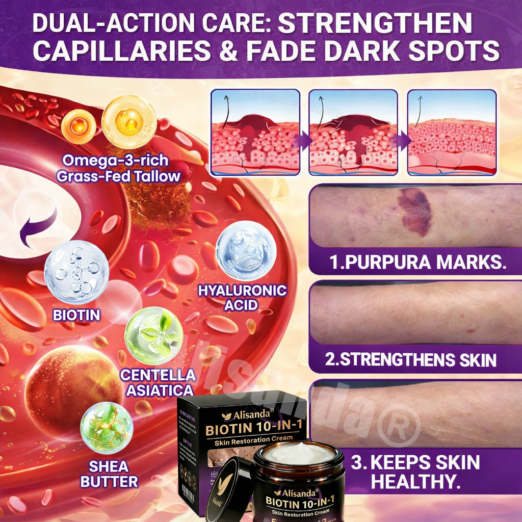 DermaViora™ Biotin 10-in-1 Hautpflegecreme – Intensive Regeneration, Glättung & Festigung