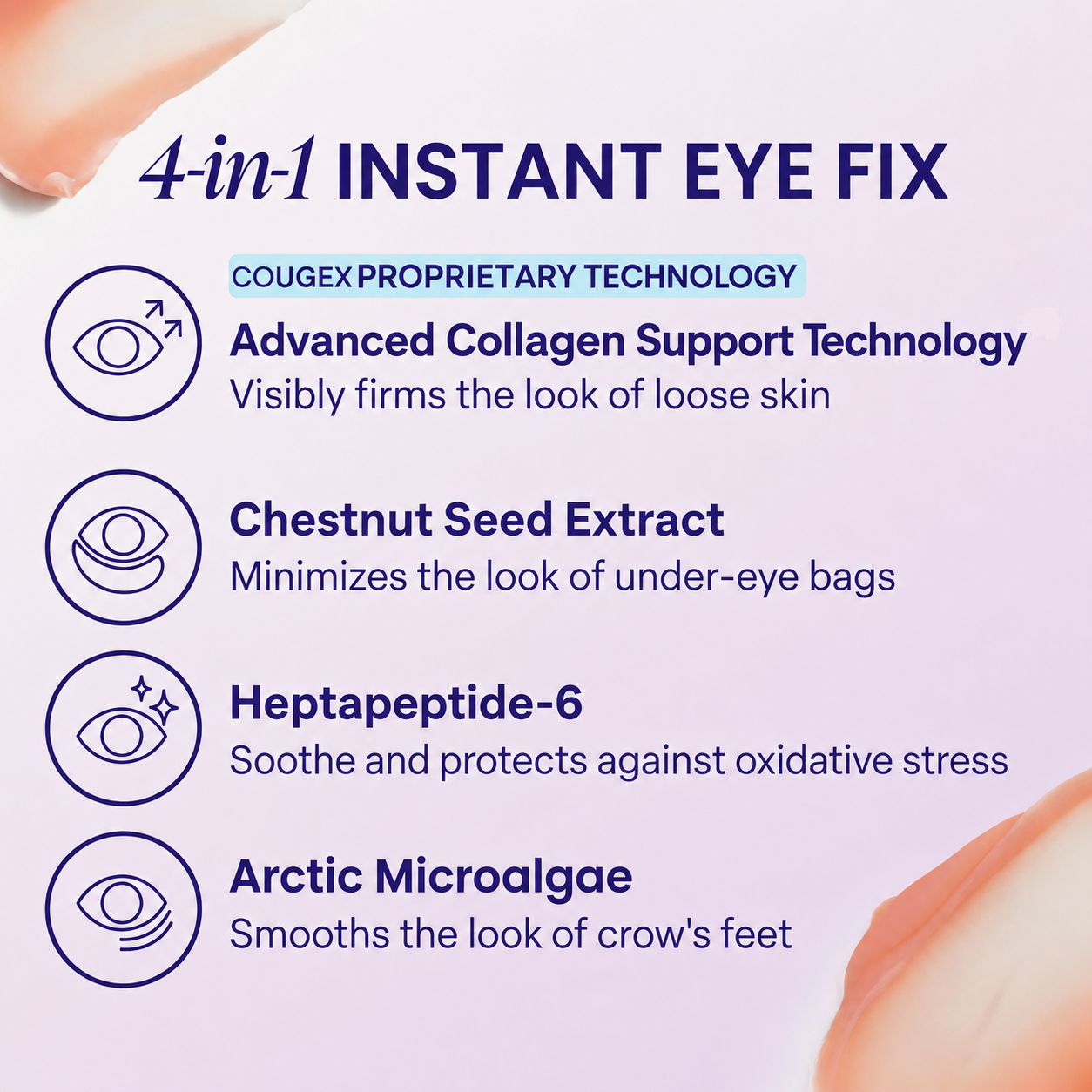 LumiVeyra™ Instant Lift Eye Gel – Glättet feine Linien & reduziert das Erscheinungsbild von Augenringen und Tränensäcken