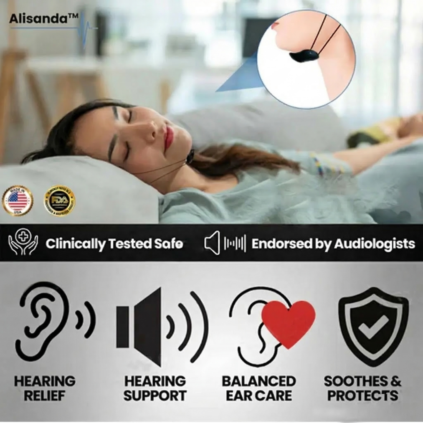 TinniVexa™ Tinnitus Relief Gerät – NeuroPulse-Technologie für schnelle, medikamentenfreie Linderung