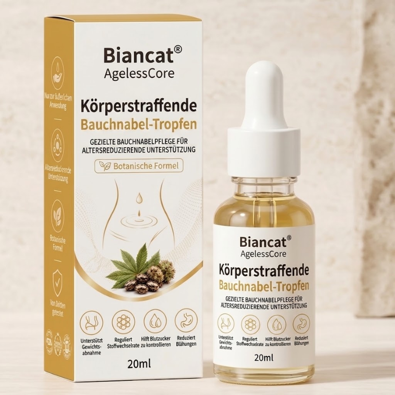 Vireluna™ Körperstraffende Bauchnabel-Tropfen – Für eine schlankere Taille & straffere Bauchhaut