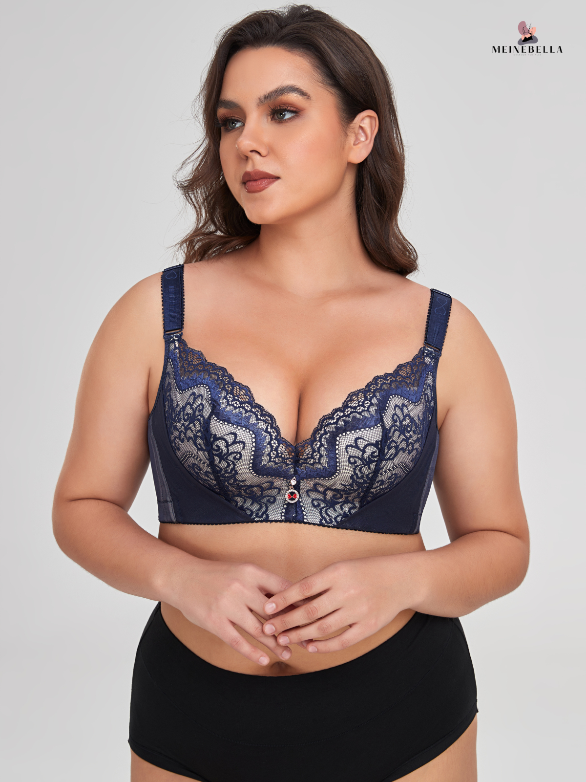 Meinebella™ | Push-Up BH mit Spitze