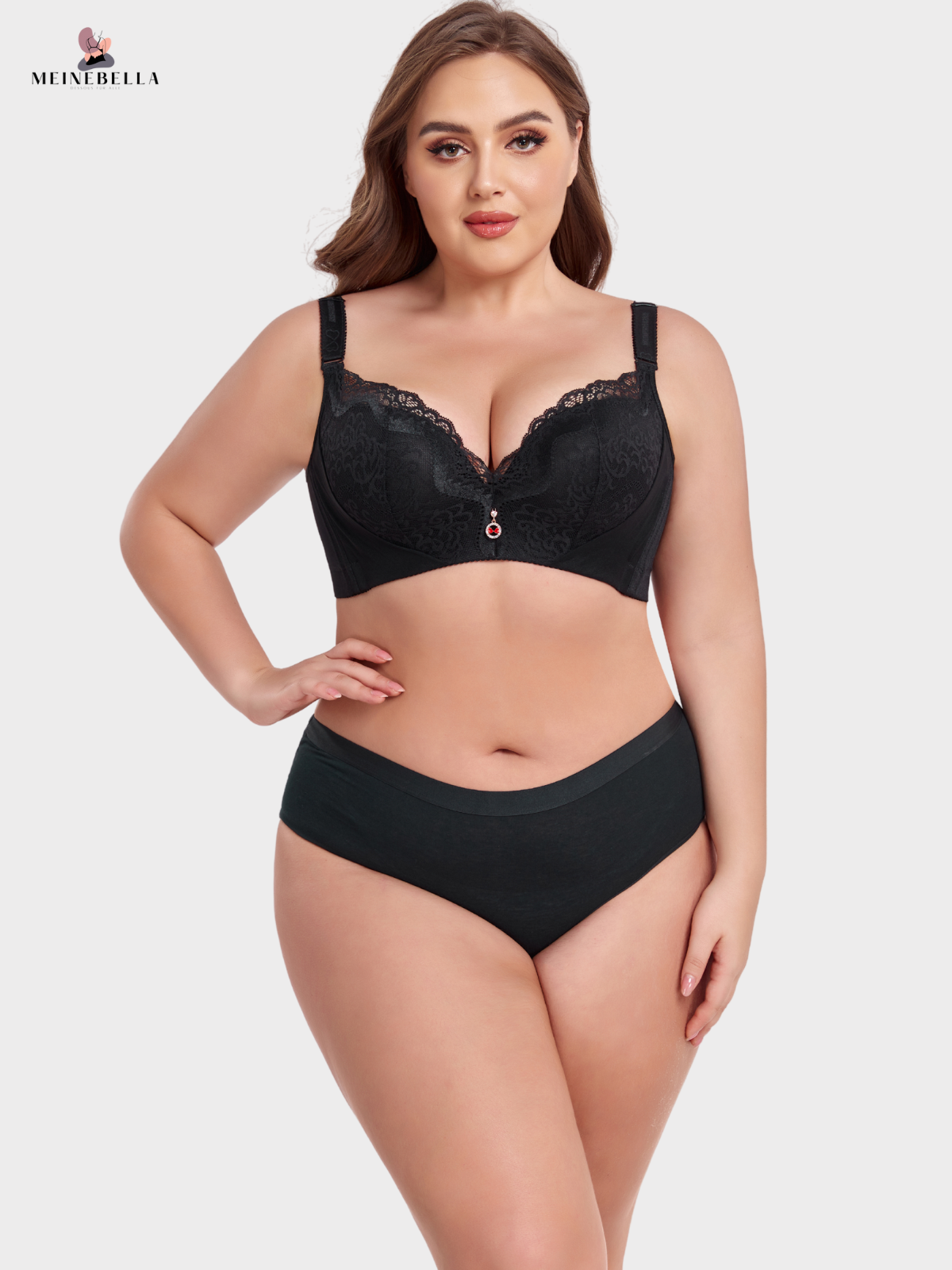 Meinebella™ | Push-Up BH mit Spitze