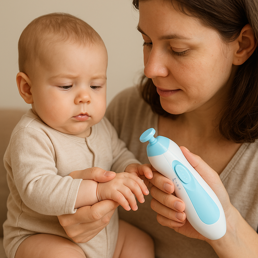 BabyCare™ Elektrische Baby-Nagelfeile – Sicher & Sanft