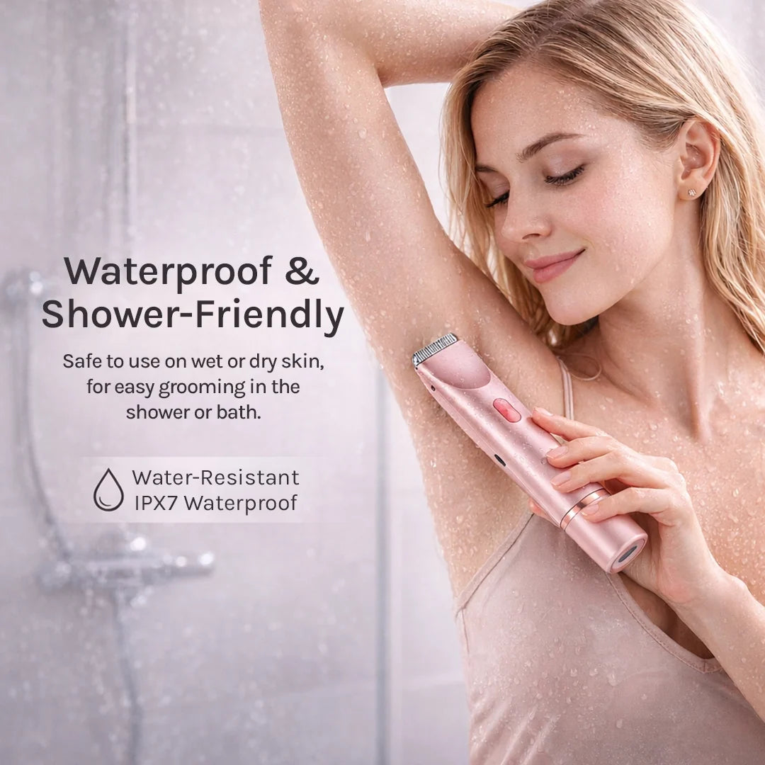 SilkTrim™ 2-in-1 Bikini- & Körperhaartrimmer – Für sanfte, gepflegte Haut