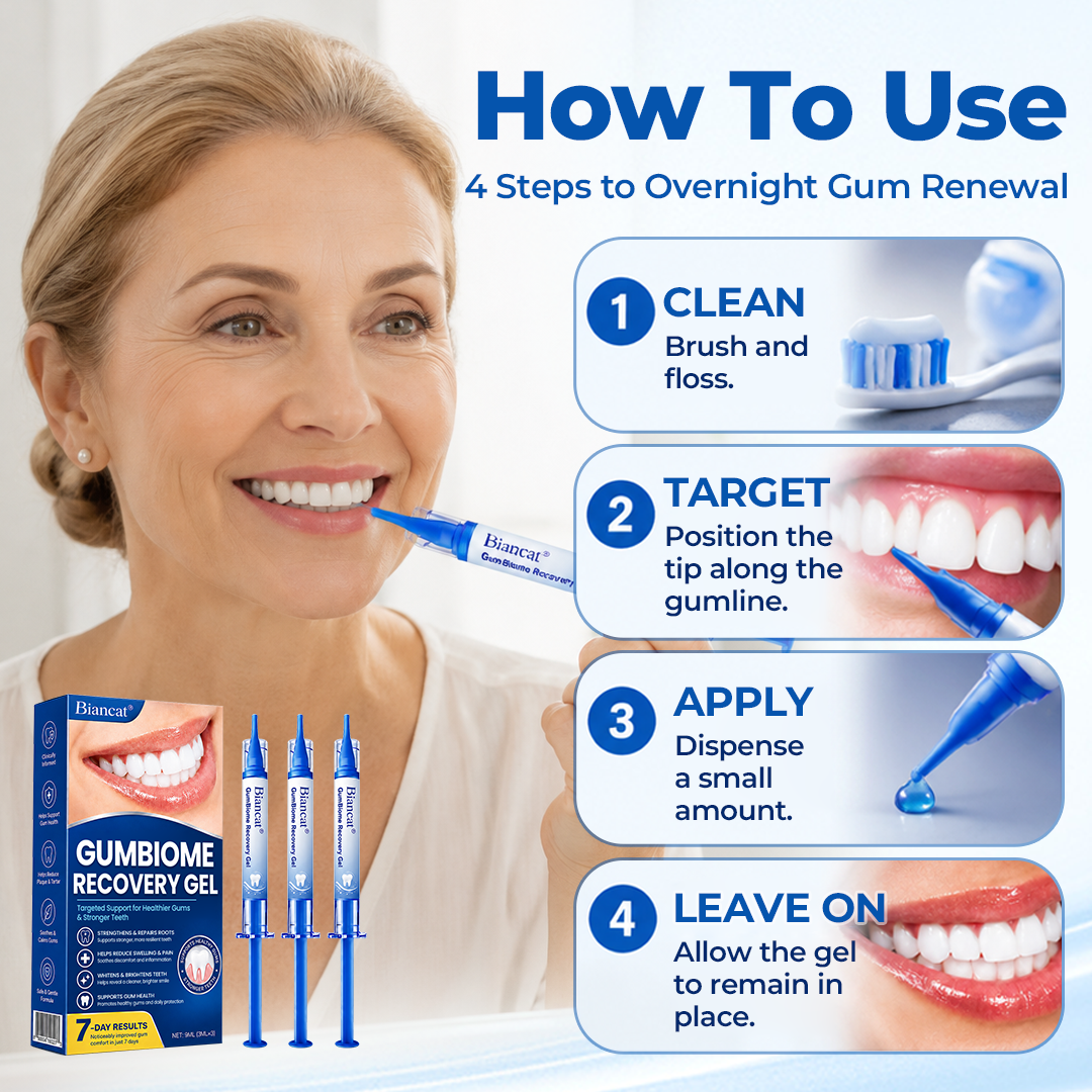 GumRevia™ GumBiome Recovery Gel – Gezielte Pflege für Zahnfleisch & Zahnfleischrückgang