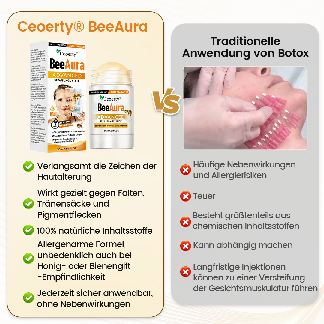 Nectavelle™ BeeAura Straffender Pflegestift – Für straffere Haut, weniger Falten & sichtbar glattere Konturen