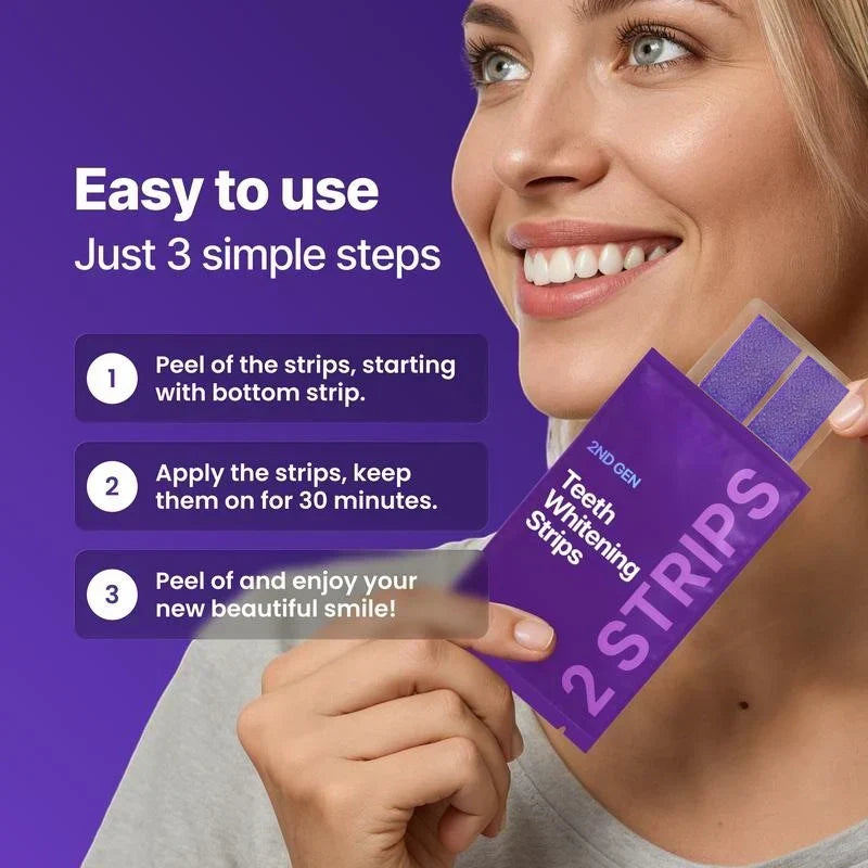 SmileViolet™ Purple Whitening Strips – Für Ein Sichtbar Strahlenderes Lächeln