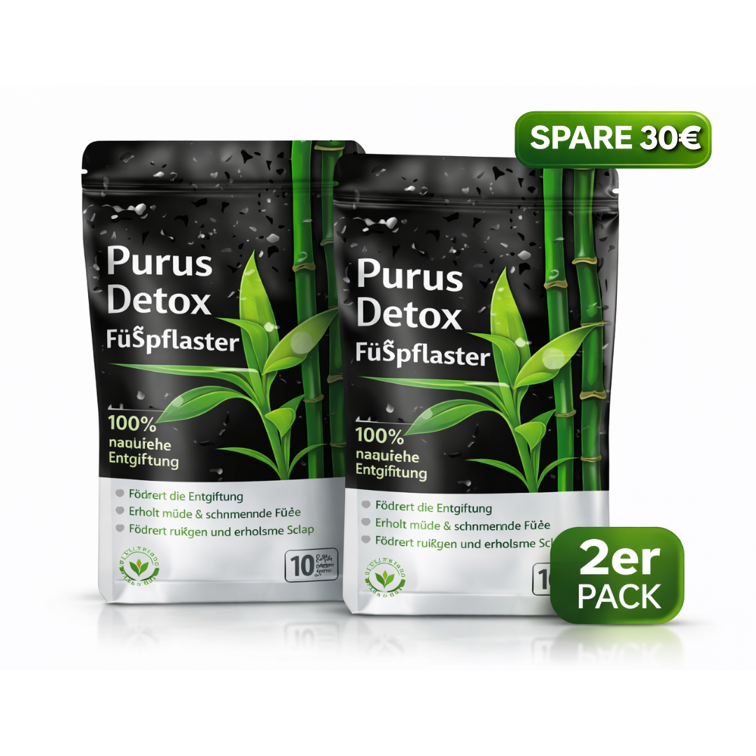 Purus Detox Fußpflaster – Sanfte Entgiftung