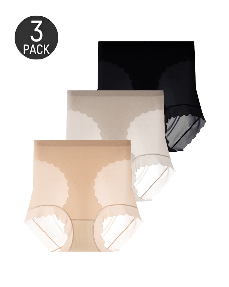 WaistLisse™ Nahtloser Shaping-Slip 3er-Pack – Bauch glätten, Taille formen & Silhouette definieren