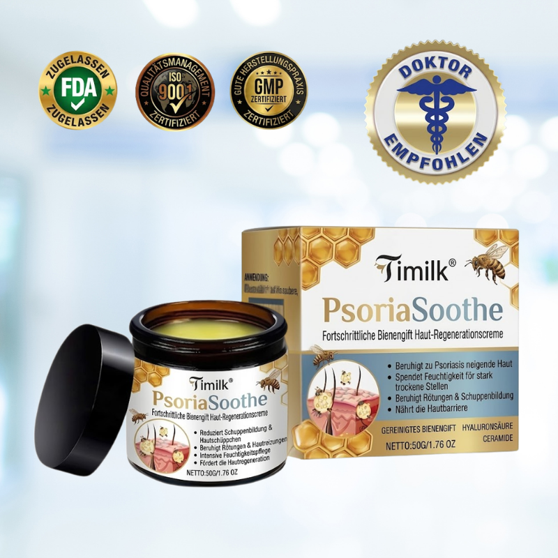 Timilk® | PsoriaSoothe Fortschrittliche Bienengift Haut-Regenerationscreme