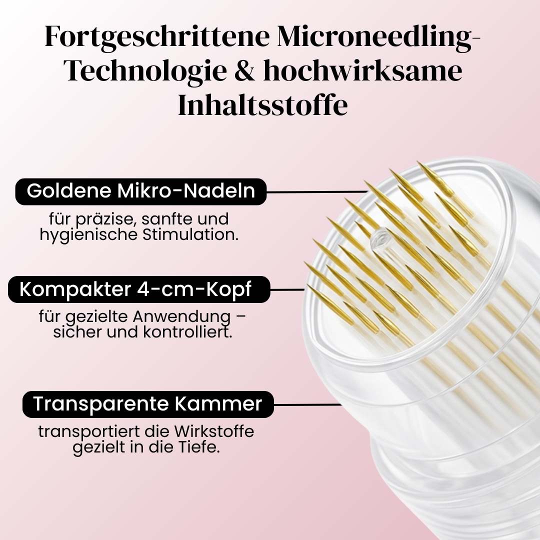 Microneedling-System mit Serum-Infusion
