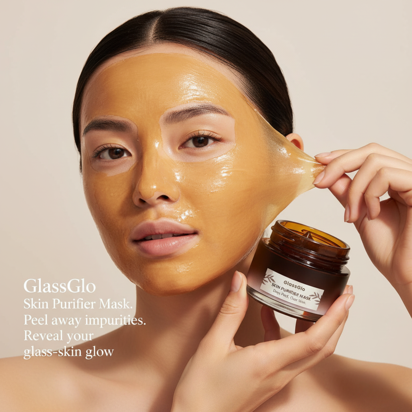 GlassGlo™ - Tiefenreinigende Peel-Off-Maske