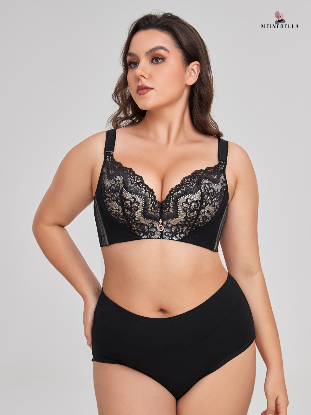 Meinebella™ | Push-Up BH mit Spitze