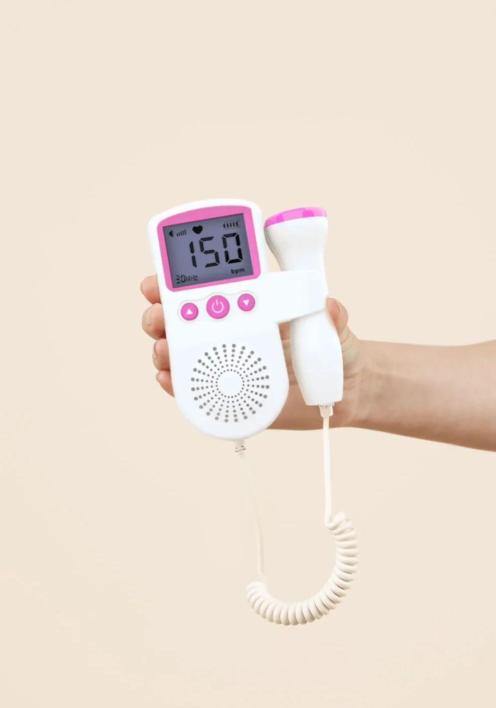 FetaVibe™ BabyBeat Fetal-Doppler – Herzschlag des Babys zu Hause hören & Schwangerschaft bewusster erleben