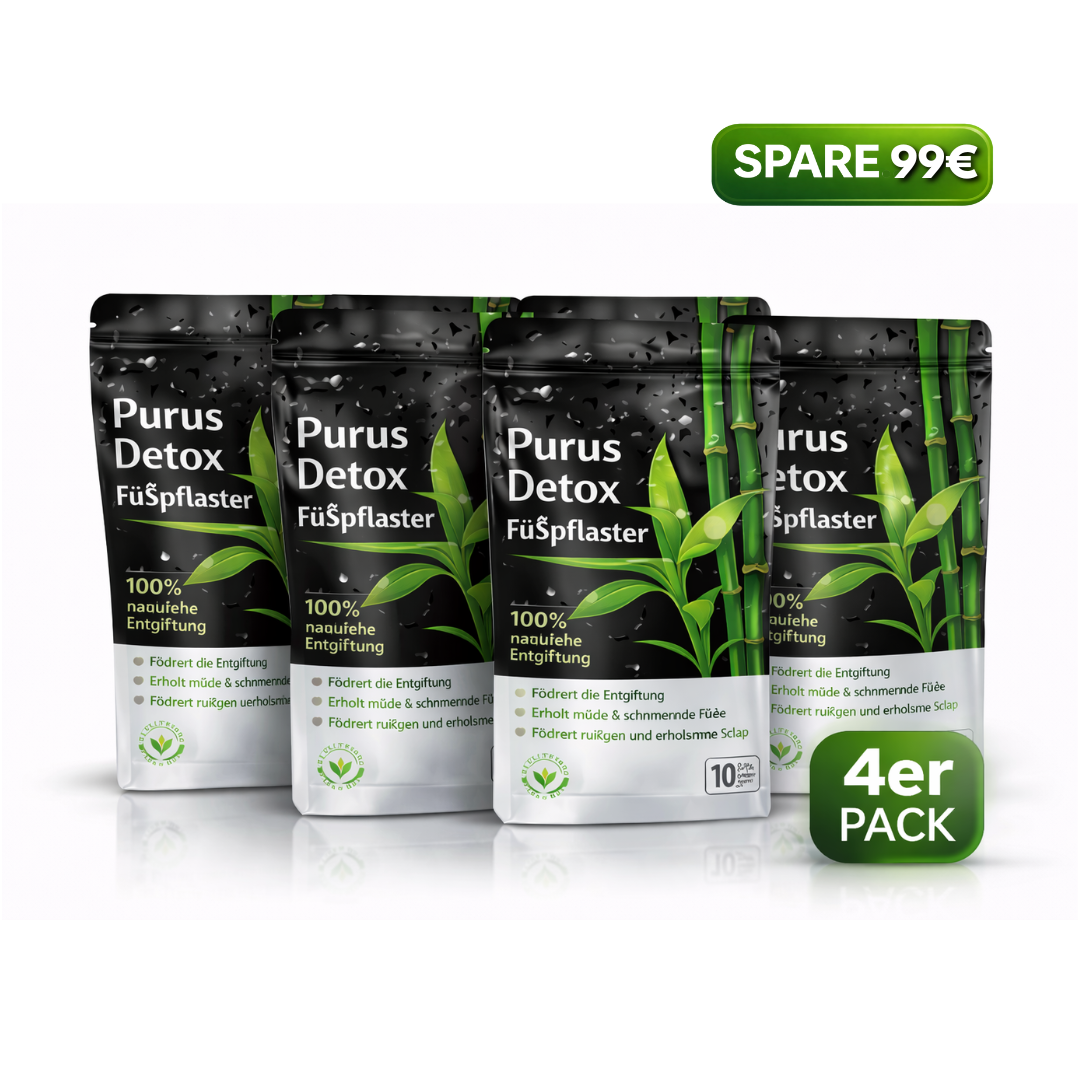 Purus Detox Fußpflaster – Sanfte Entgiftung