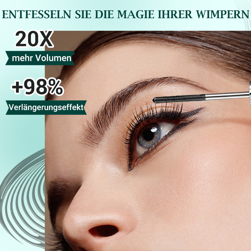 ⏳Limitiertes 50 % Rabatt⏰Wasserfeste Fiber Mascara für natürliches Volumen💦
