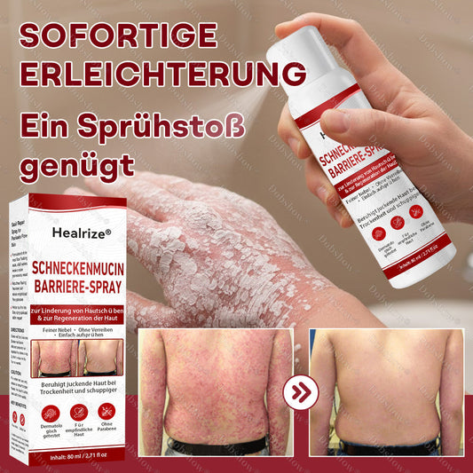 ✅🔥Healrize® Schneckenmucin-Barriere-Spray zur Linderung von Hautschüben und zur Regeneration der Haut
