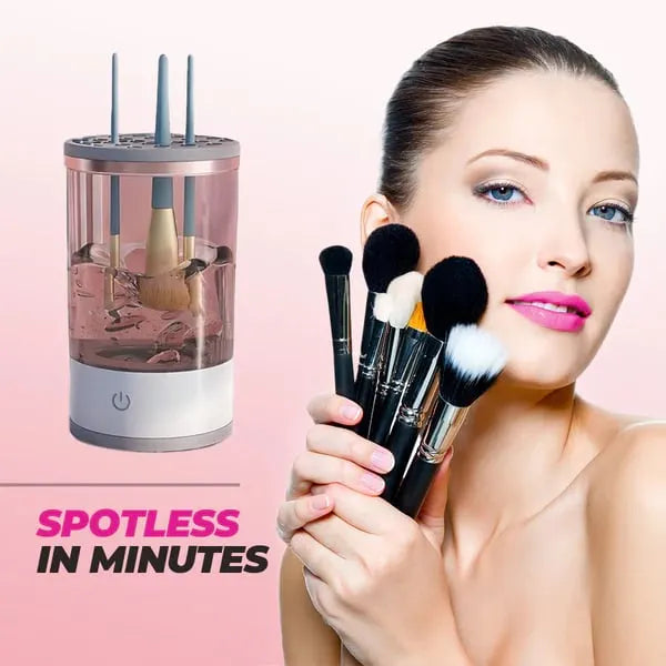 BrushSpa™ Elektrischer Make-up-Pinselreiniger – Schnelle Tiefenreinigung & Trocknung