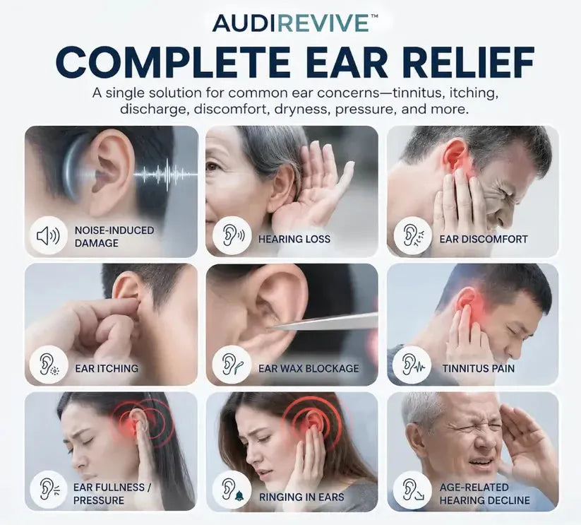Hearviva™ Hör-Reparatur-Mikronadel-Pflaster – Unterstützung bei Hörverlust, Tinnitus & Ohrbeschwerden