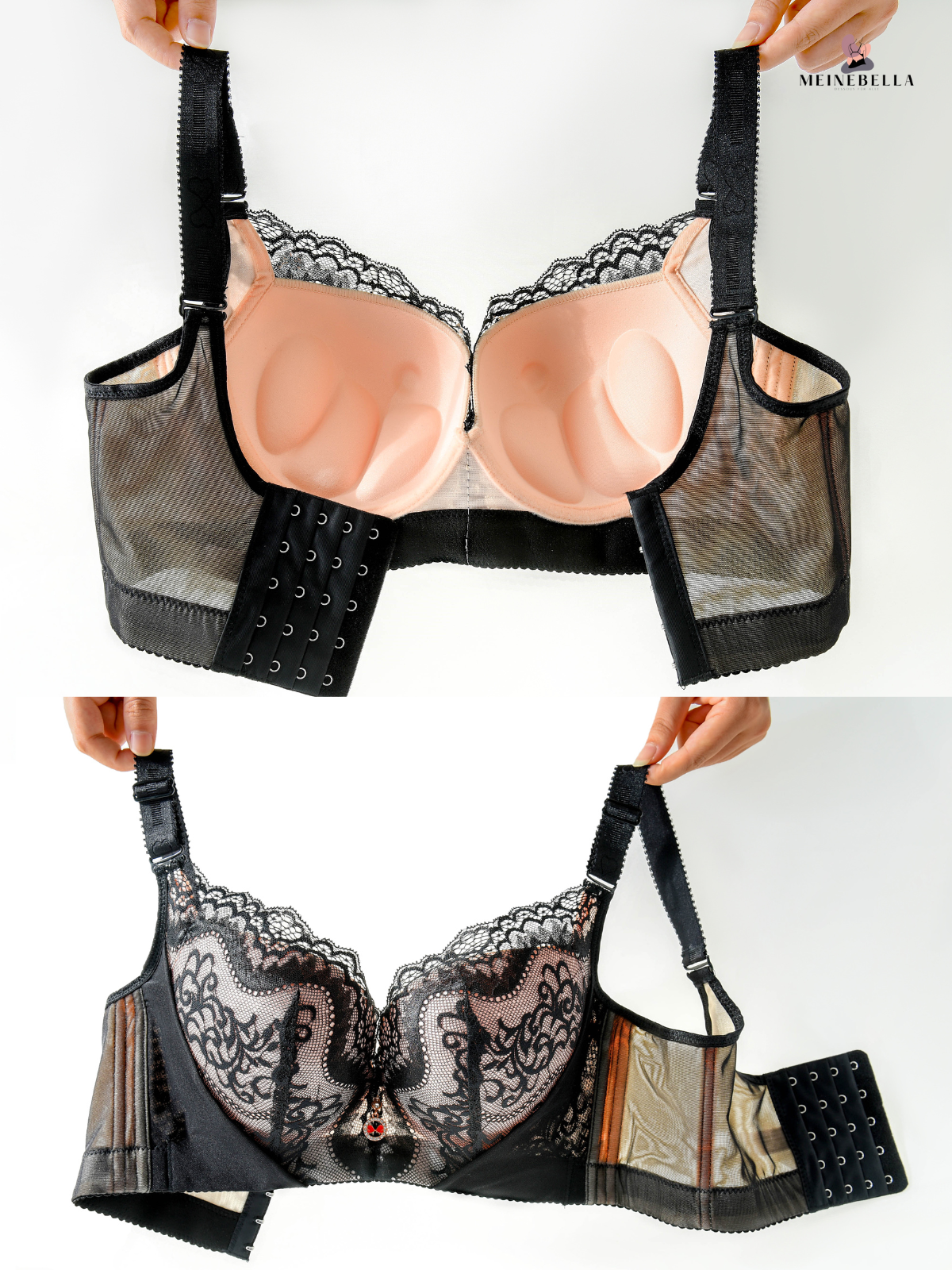 Meinebella™ | Push-Up BH mit Spitze