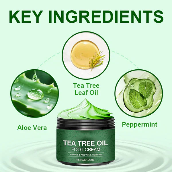 💝Beruhigende Fußpflege mit Aloe Vera und Teebaumöl