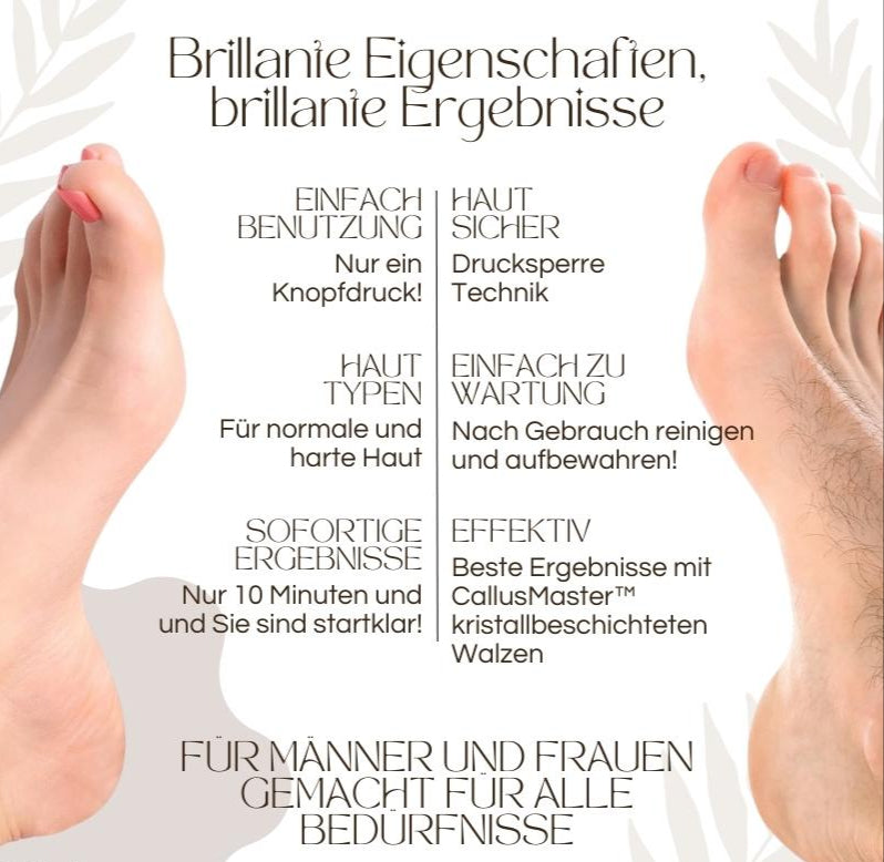 CallusMaster™ – Elektrischer Hornhautentferner