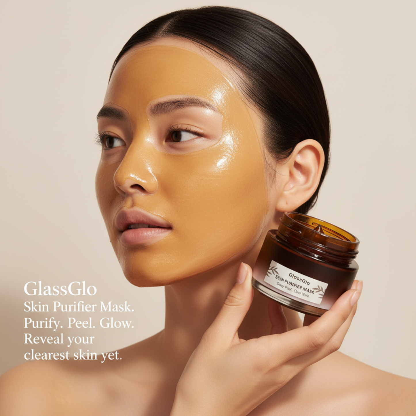GlassGlo™ - Tiefenreinigende Peel-Off-Maske