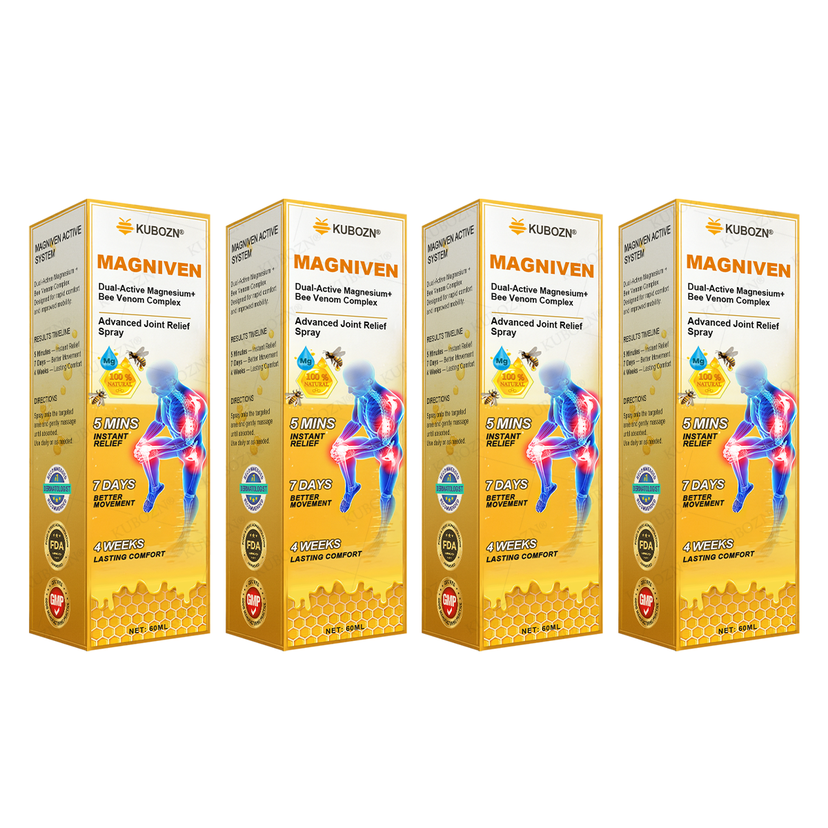 BeeMotion™ | Magnesium- & Bienengift-Gelenkspray – Für Mehr Beweglichkeit & Weniger Gelenkbeschwerden