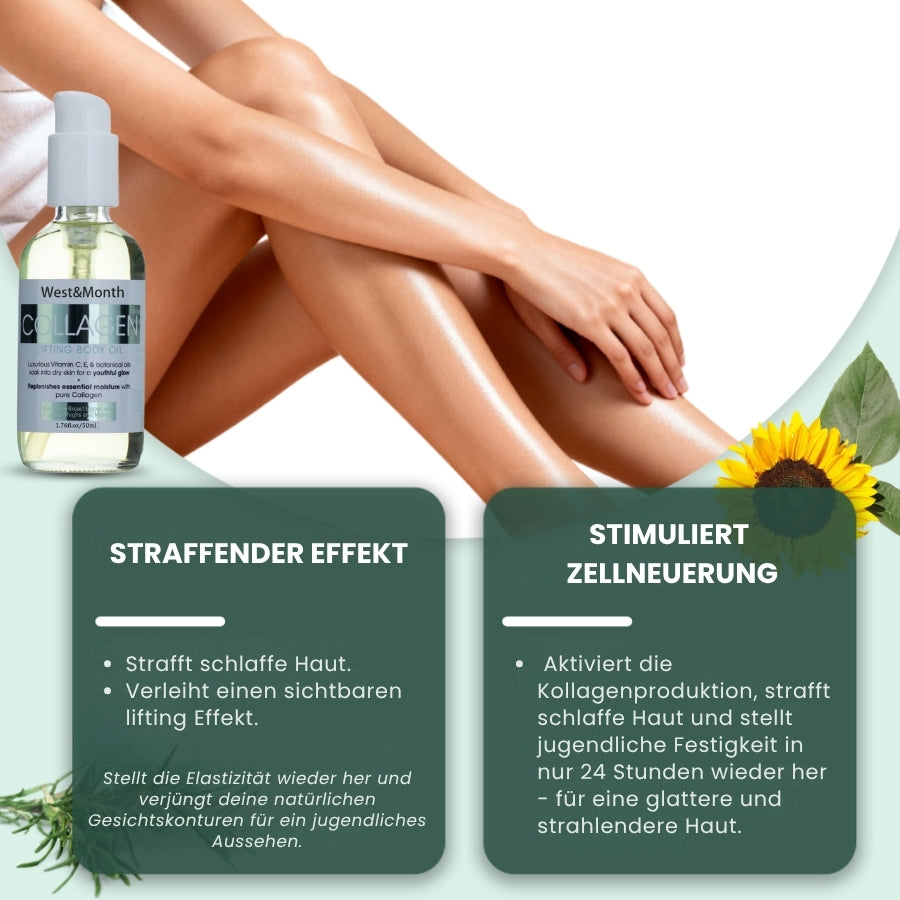 DermaLisse™ Kollagen-Lifting Körperöl – Für Glatter & Straffer Aussehende Haut