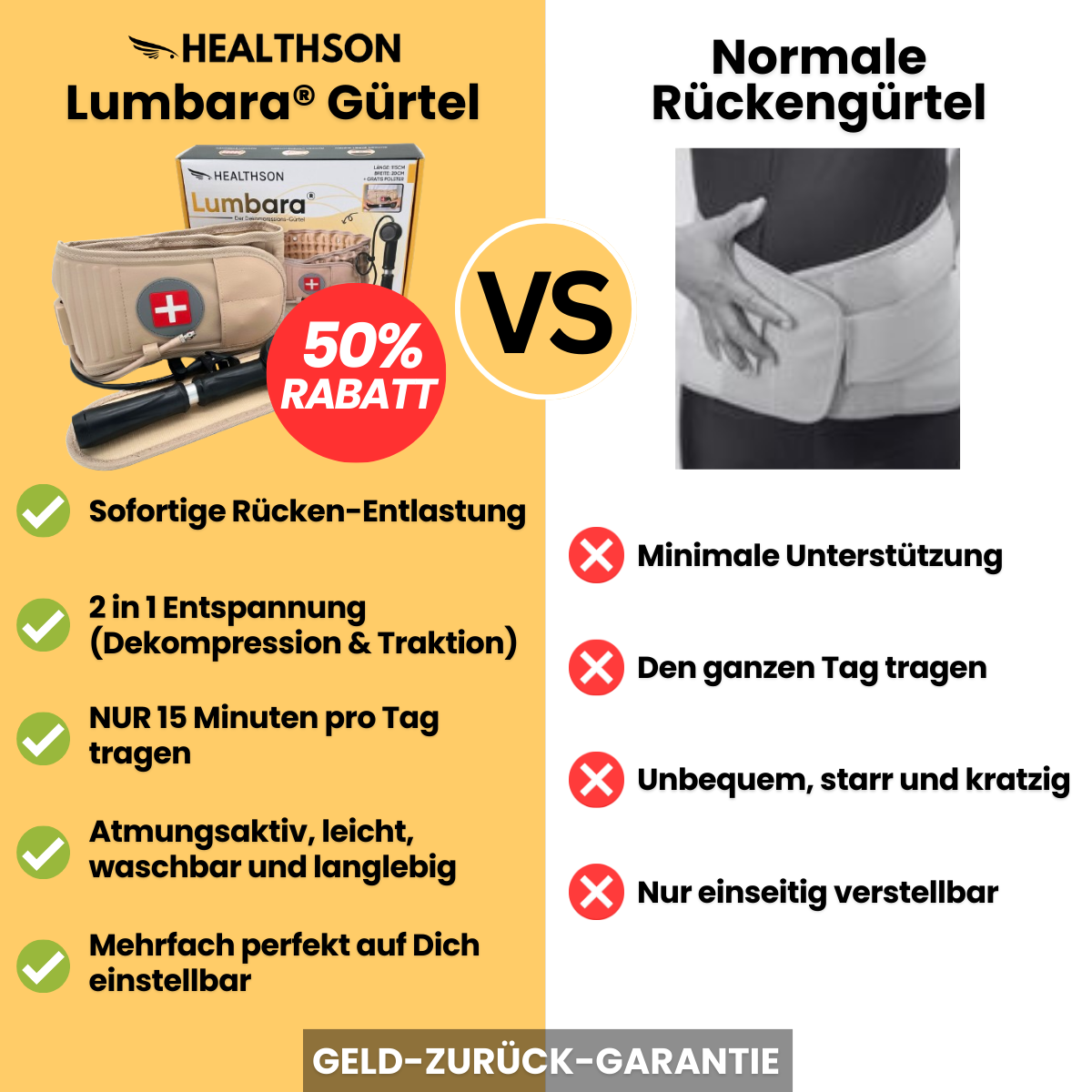 Lumbara® | Befreiendes Gefühl für Deinen Rücken
