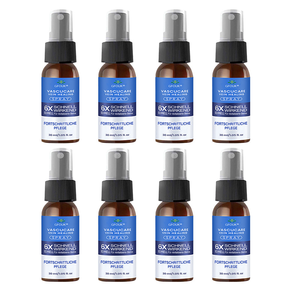 🇩🇪🏃‍🌿GFOUK® VascuCare Vein Healing Spray(Entwickelt für Krampfadern, Besenreiser, tiefe Venenthrombose (TVT), chronische venöse Insuffizienz, venöse Geschwüre, Thrombophlebitis und andere venöse Beschwerden)