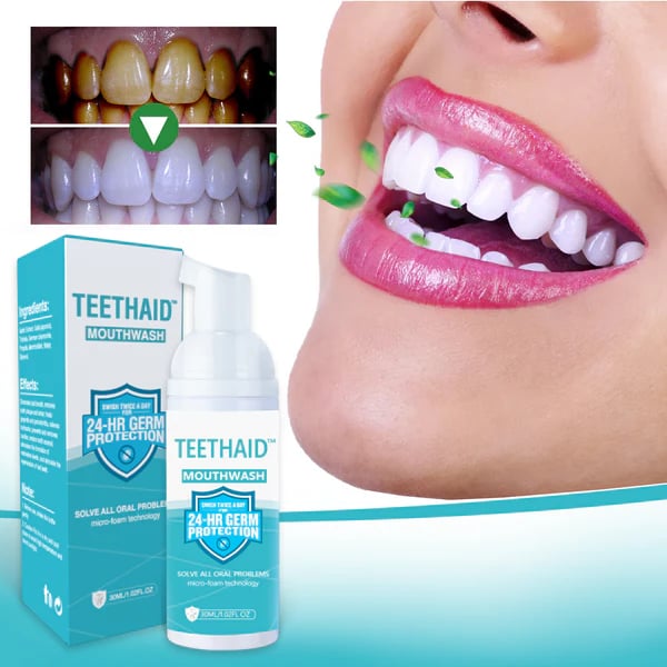 🔥 50% RABATT | BrightMint™ Premium Mundspülung – Für Frischen Atem & Strahlend Gepflegte Zähne